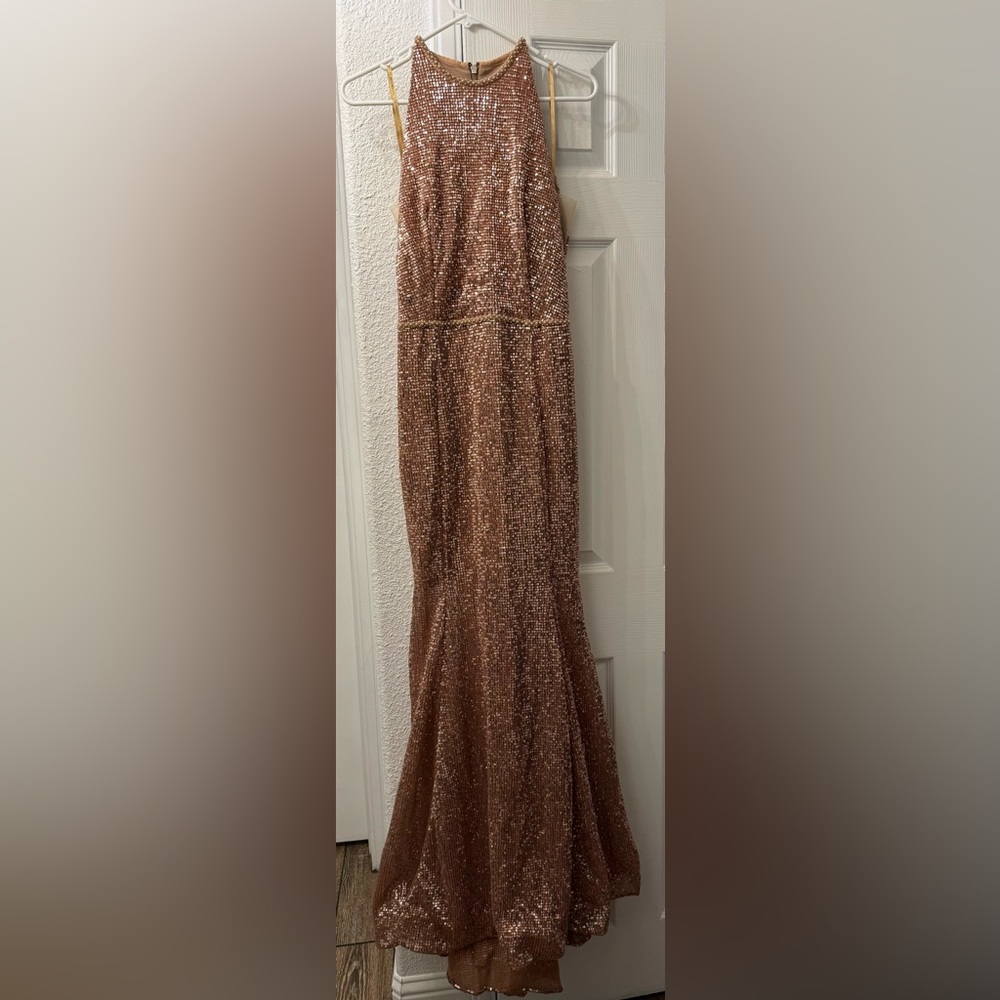 Moon Gown in Bronze Bronx and Banco size Medium (8-10)